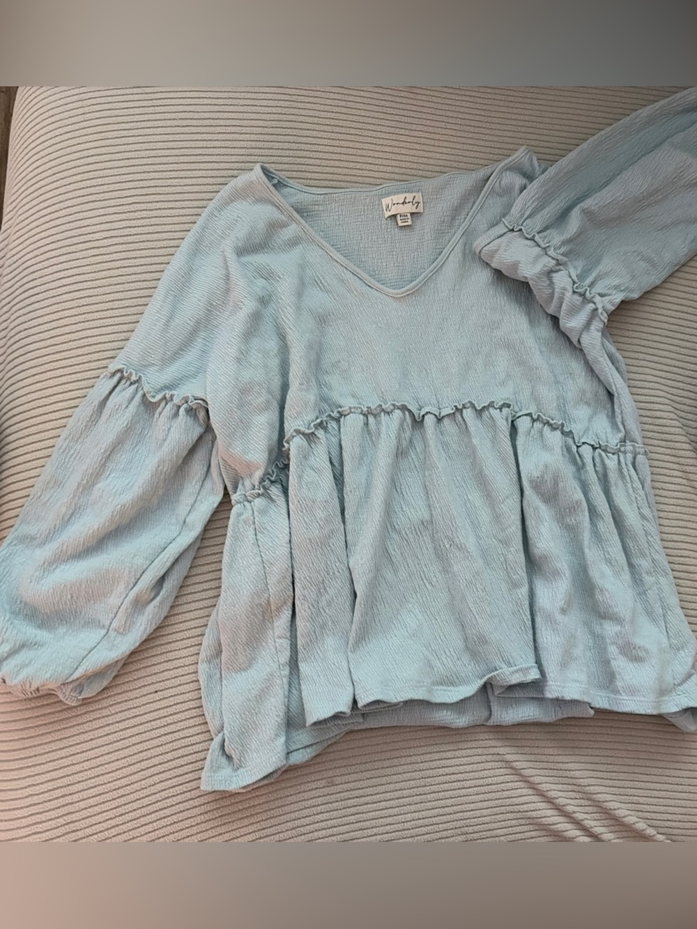 Wonderly Light Blue Blouse
